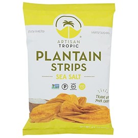 Artisan Tropic Sea Salt Plantain Strips, Gluten Free, 4.5 Ounces (Pack Of 12)