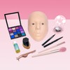 ZTBBRA Makeup Practice Face Board, Reusable Silicone Makeup Practice Face/Makeup