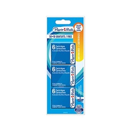 Paper Mate 2027694 Fountain Pen Cartridges (Pack of 60)