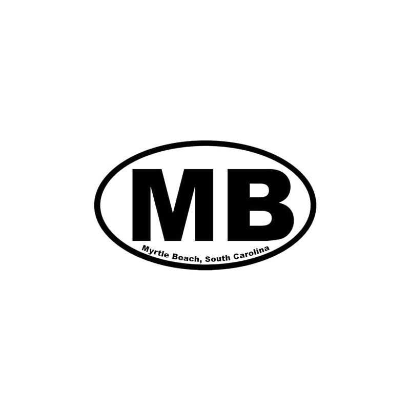 CafePress Myrtle Beach Oval Sticker Oval Car Bumper Sticker