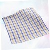 VILLFUL Cotton Yarn Lint- Plaid Dishcloth Non-Stick Kitchen Towel Absorbent