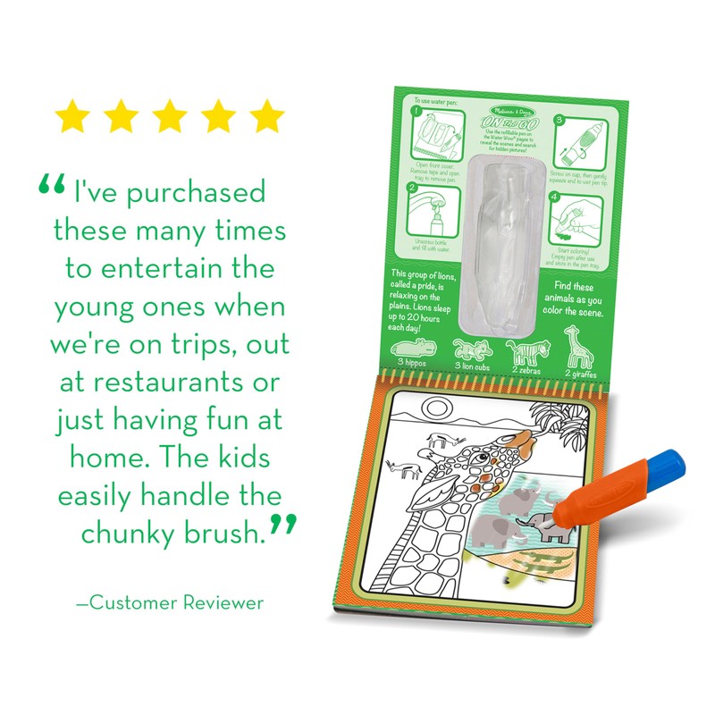 Melissa & Doug Water Wow! - Water Reveal Pad Bundle