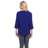 VIISHOW Blusa Casual de Gasa para Mujer, Manga 3/4, Cuello