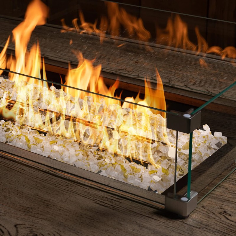 Mr. Fireglass 10 Pounds Fire Glass - 1/4 Inch High