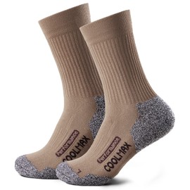 Piarini Coolmax Hiking Socks, Outdoor Socks, Long Functional Socks in Black, Anthracite, Navy, Petrol, 2 Pairs, Size: 35 - 38, 39 - 42, 43 - 46, 47 - 50 -