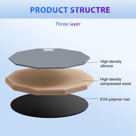 12 Inch Practice Drum Pad with Stand, Sticks and Drum Stick Bucket, Beginner Snare Drum Pad with Drumsticks(one pair) and Carrying Bag, Double Sided Silent Drum Pad (Gray)