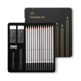 Mr. Pen- Sketch Pencils for Drawing, 19 Pcs, With Graphite Sticks, Erasers and Sharpener, Art Pencils for Sketching