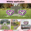 Lodou 2 Sets Artificial Cemetery Flowers, Grave Memorial Flowers with