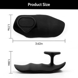 MYNINES Anti Slip Gym Grips for Men and Women, Ergonomic Rubber Weight Lifting Grips for Deadlifts, Dumbbell, Cross Fit Training - Palm Protection Workout Gloves for Gym Exercise