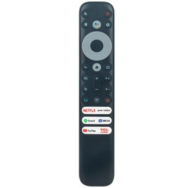 Voice Replacement Remote Applicable for TCL Q5 Q6 Q7 Q-Class QM8 Series S3 S4 S-Class Google TV 55Q650G 55Q550G 75QM850G 40S350G 85Q650G 43S350G 50Q550G 65Q550G 32S350G 65Q650G 55Q750G 65Q750G 75Q750G