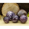 Reikiera Crystal Healing Amethyst Stone Ball Natural Gemstone Sphere With