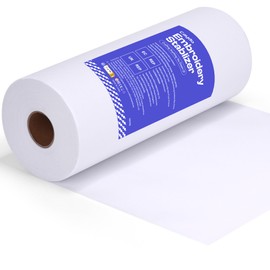 Caydo Tear Away Embroidery Stabilizer, 12" x 50 Yd Roll No Show Mesh Stabilizer for Machine Embroidery 1.8 Ounces Medium Weight Embroidery Stabilizer Backing