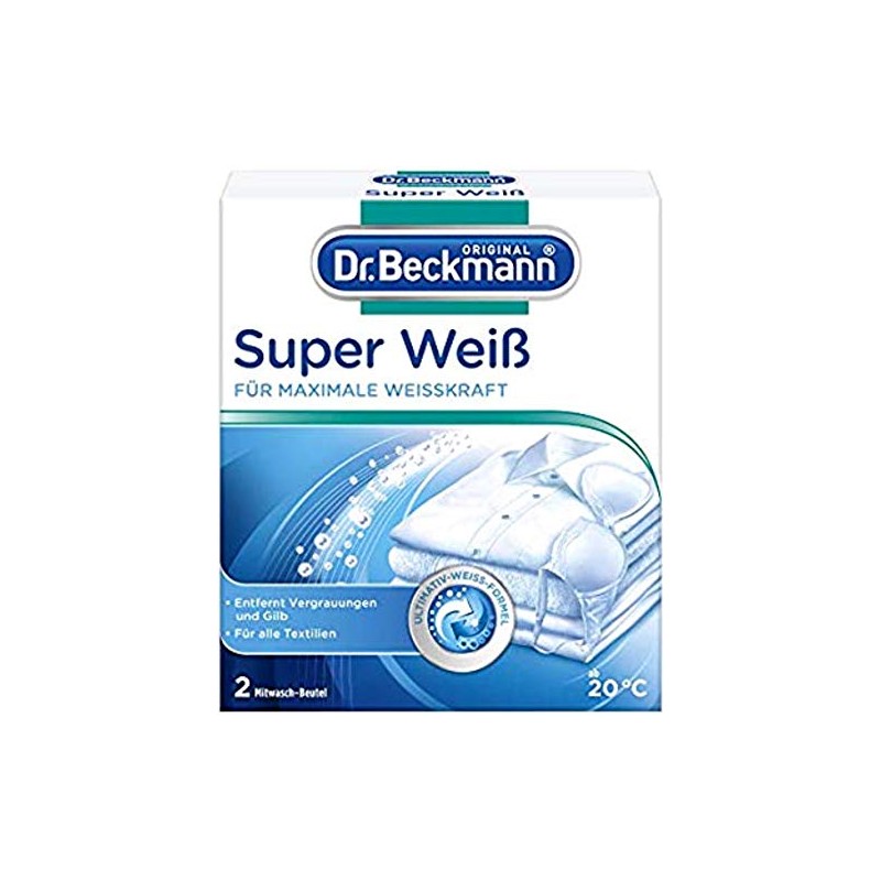 Dr.Beckmann - Washing Bags Super White, 80 g/Germany