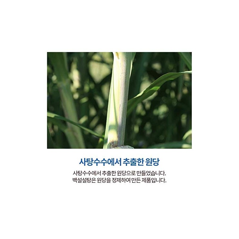 Korean Beksul Fine Quality Sugar 2.2lb 백설 설탕 (Brown Sugar)