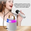 Wireless Karaoke Speakers RGB Light Bluetooth5.3 Speaker with 2 Wireless