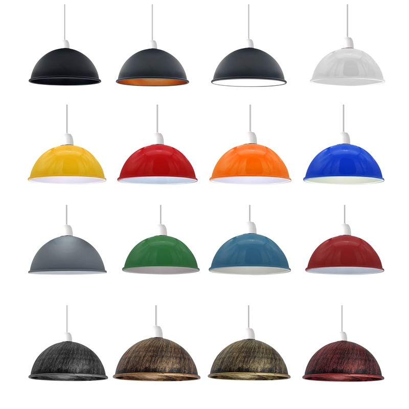 LEDSone Industrial Ceiling Pendant Light Shades, Retro Vintage Style Dome
