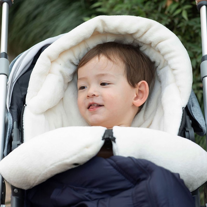 KZ Dotnz Universal Stroller Footmuff with Adjustable Zips, Soft Hood,