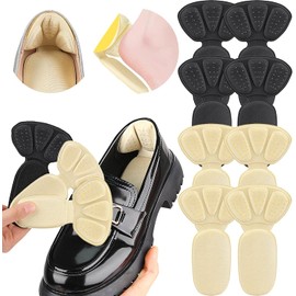 Almohadillas de Talón para Zapatos Sueltos,8 Adheribles para Zapatos de Mujer y Hombre,Plantillas para Zapatos Tacones Protector,para Calzado Deportivo,Zapatos de Cuero,Tacones Altos,etc.