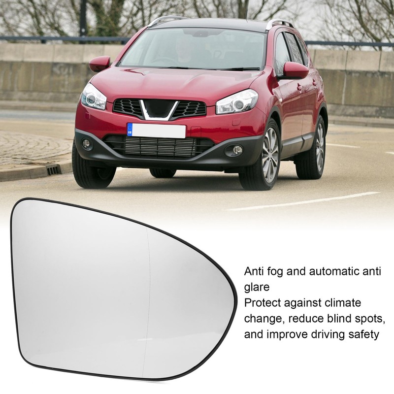 Rearview Mirror Glass with Heating Clear Visibility UV Resistance Fit
