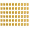 Hair Braid Accessories, 60 Aluminium Braid Locks, Adjustable Metal Cuffs,