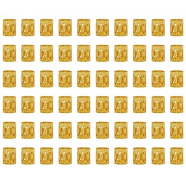 Hair Braid Accessories, 60 Aluminium Braid Locks, Adjustable Metal Cuffs, Gold Braid Hair Accessories, Braid Lock Accessories