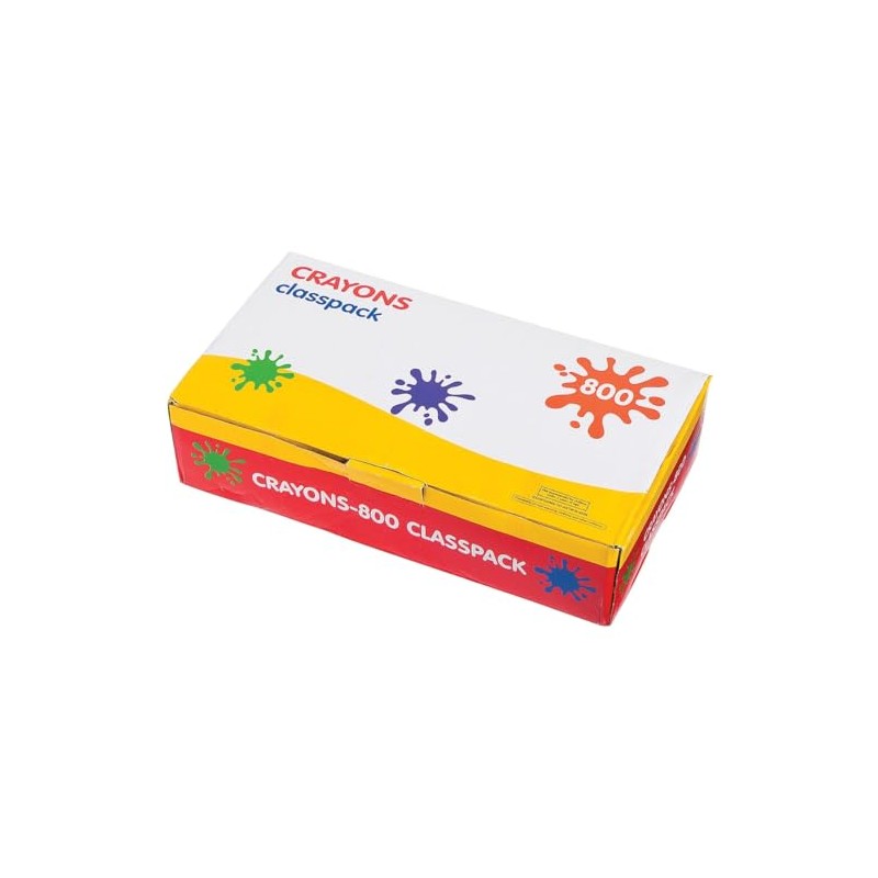 Fun Express Regular Crayons-800 Pc Classpack - 800 Pieces -