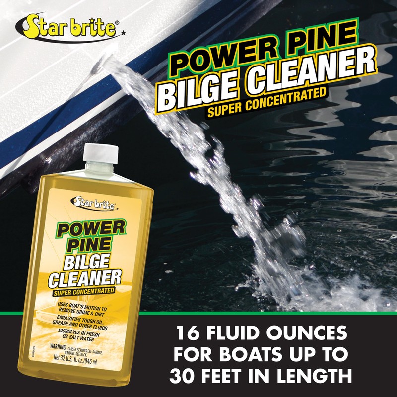 STAR BRITE Power Pine Boat Bilge Cleaner Super Concentrate -