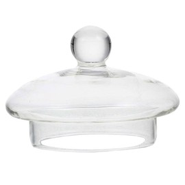 Zerodeko Glass Teapot Replacement Lid Tea Kettle Lid Clear Teapot Cover for 1000ml Small Teapot Glass Drink Beverage Dispenser