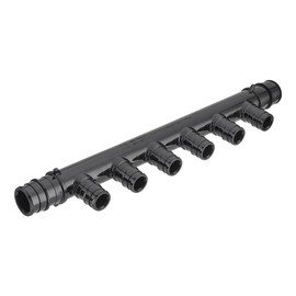 (Pack of 2) EFIELD Pex Manifold 6 Outlets Open Pex-A Expansion Poly PPSU Manifold 3/4 Trunk, 1/2" Port (6 Ports), ASTM F1960