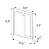 Awenta 250 x 250 mm Plastic Access Panel Door -