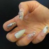 Sculpture Nail Tips - Ballerina / 조각 네일팁 - 발레리나