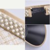 LeafIn 8433 Women's Sun Visor, Hat, Straw, Pearl, Sun Protection,