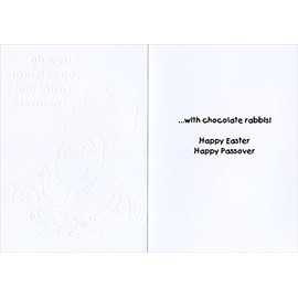 Chocolate Rabbis - Designer Greetings Funny Interfaith Easter Card