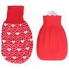 Hot Water Bottle Silicone Explosion Proof Hot Water Bag with
