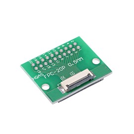 sourcing map FFC FPC 20 Pin 0.5mm 1mm Pitch to DIP 2.0mm PCB Converter Board Couple Extend Adapter