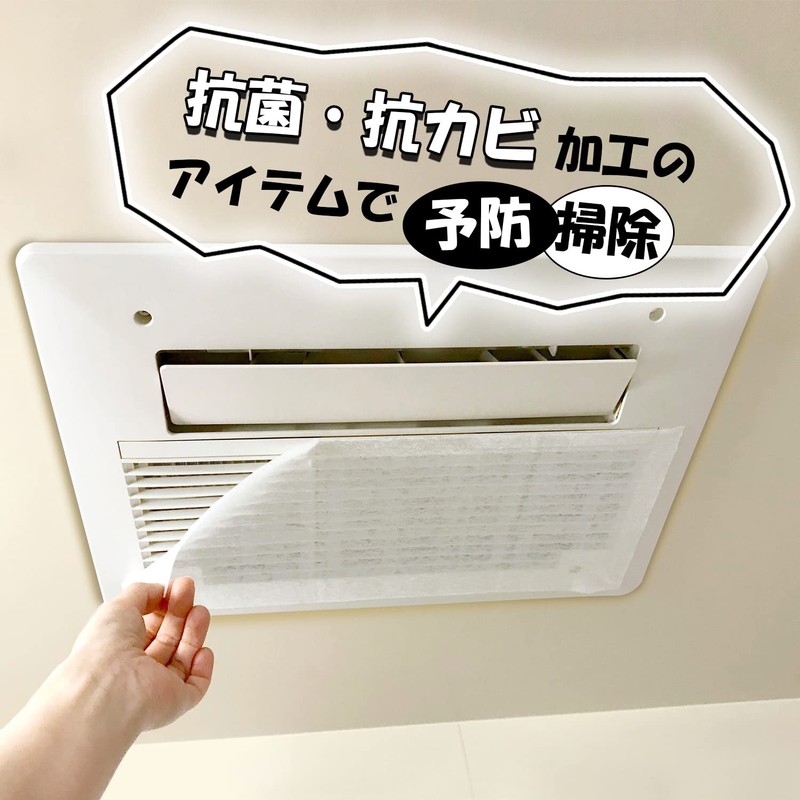 Toyo Aluminum S5416 Dust Removal Filter, Bathroom Dryer, Bath, Just