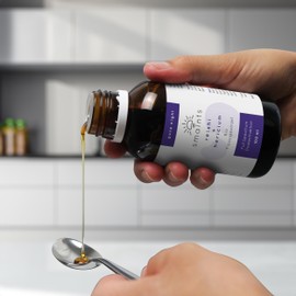 smaints Organic Liquid Extract with Reishi and Hericium Extract, High Dosage, Over 40% Polysaccharides, Maximum Bioavailable, Dual Extract, 100 ml