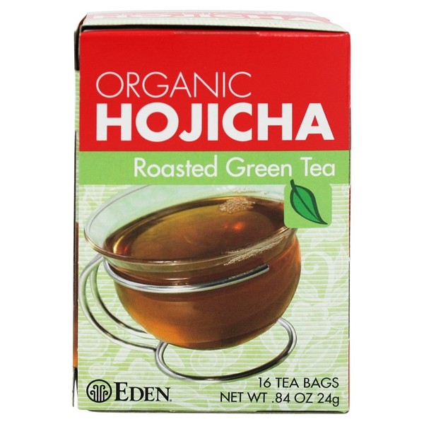 Hojicha Roasted Green Tea, Organic, 16 Tea Bags