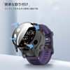 For Garmin Forerunner 970 47mm ケース YAJOJO 保護 ガラスフィルム 一体型