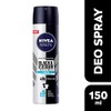 NIVEA MEN Desodorante Antimanchas, Black White Invisible Fresh (150 ml)