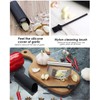Stainless Steel Garlic Press Garlic Crusher Curved Shaped Presser and