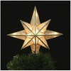 GE 10-in Capiz Lighted Incandescent Capiz Star Christmas Tree Topper