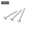 sourcing map 1/4-20x4" Carriage Bolt Round Head Square Neck Q235