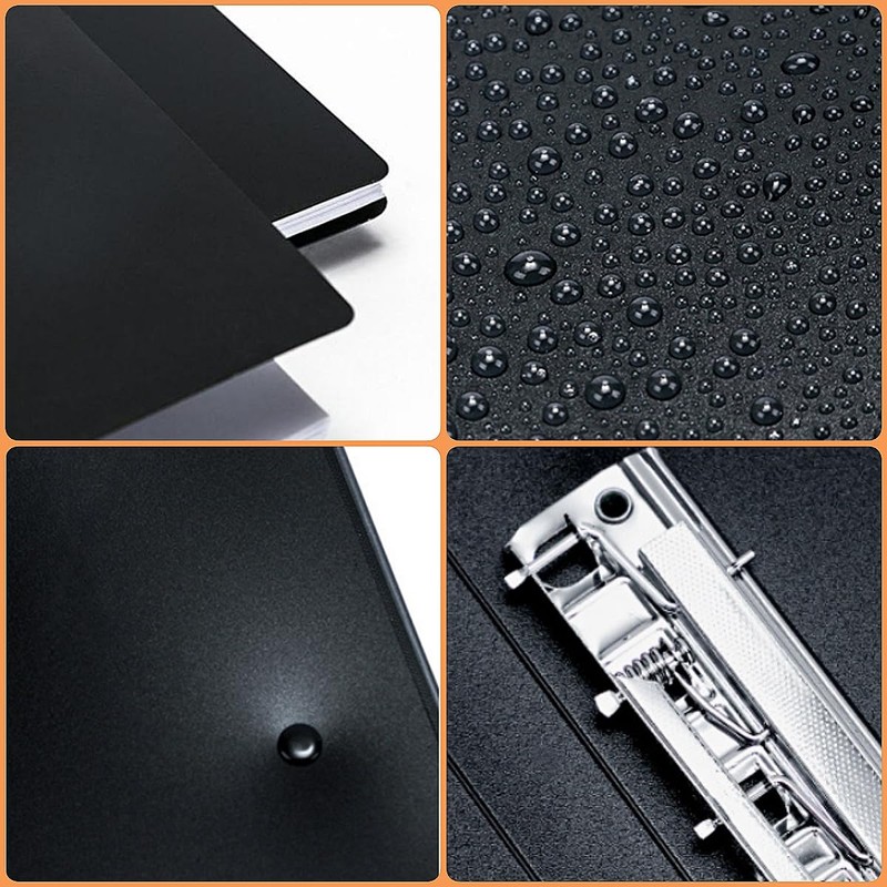A4 Double Strong Clips File Folder Report Cover, Punchless Binder,