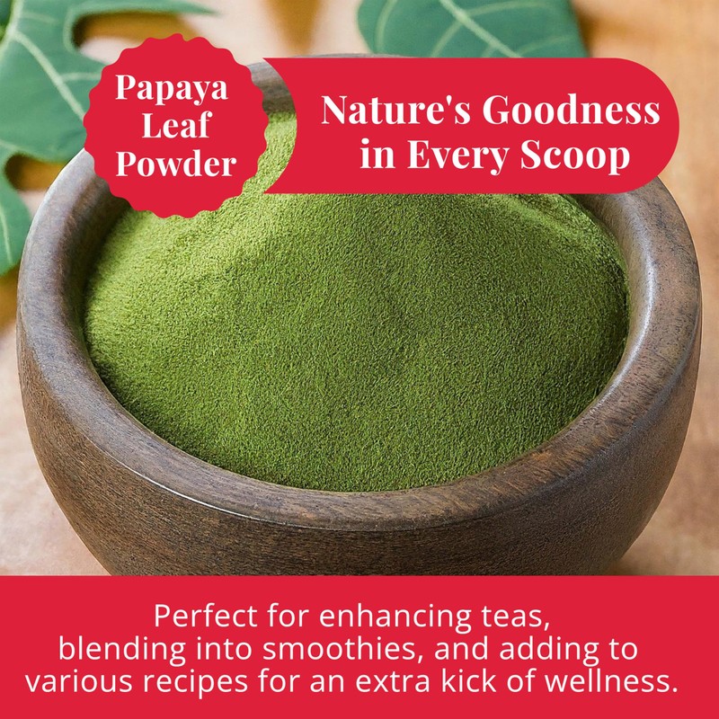 2.6oz Dried Papaya Leaves, 100% Natural Leaves, Papaya Leaf Tea,