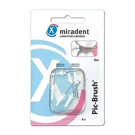 MIRADENT Interd.Pic-Brush Replacement Brush Fine White Pack of 6