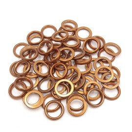 sourcingmap 60 Pcs 30mm OD Metal Exhaust Pipe Muffler Gaskets