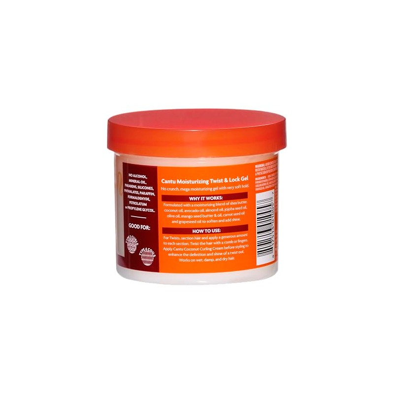 CANTU - Gel hidratante Twist & Lock de manteca de