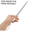 FUNOMOCYA Chefs Cooking Tweezers Metal Food Tweezers Reusable Kitchen Tool