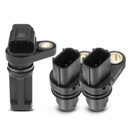 A-Premium 3-PC Engine Camshaft Crankshaft Position Sensors Compatible with Honda CR-V CRV 2015-2019, Accord 2013-2014/2016-2017 & Acura TLX 2015-2020, ILX 2016-2020, 2.4L, DOHC, Replace# SU14944